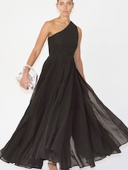 Religion Black One Shoulder Maxi Dress With Full Skirt - Image 1 of 5