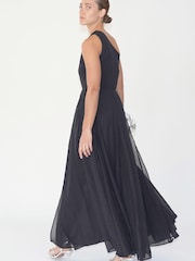 Religion Black One Shoulder Maxi Dress With Full Skirt - Image 4 of 5