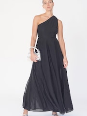 Religion Black One Shoulder Maxi Dress With Full Skirt - Image 5 of 5