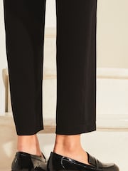 Lipsy Black Regular Fit Flat Patent Chunky Slip On Loafer - Image 4 of 5