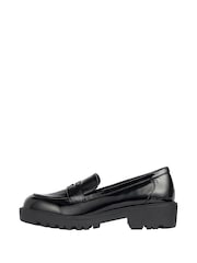 Lipsy Black Regular Fit Flat Patent Chunky Slip On Loafer - Image 5 of 5