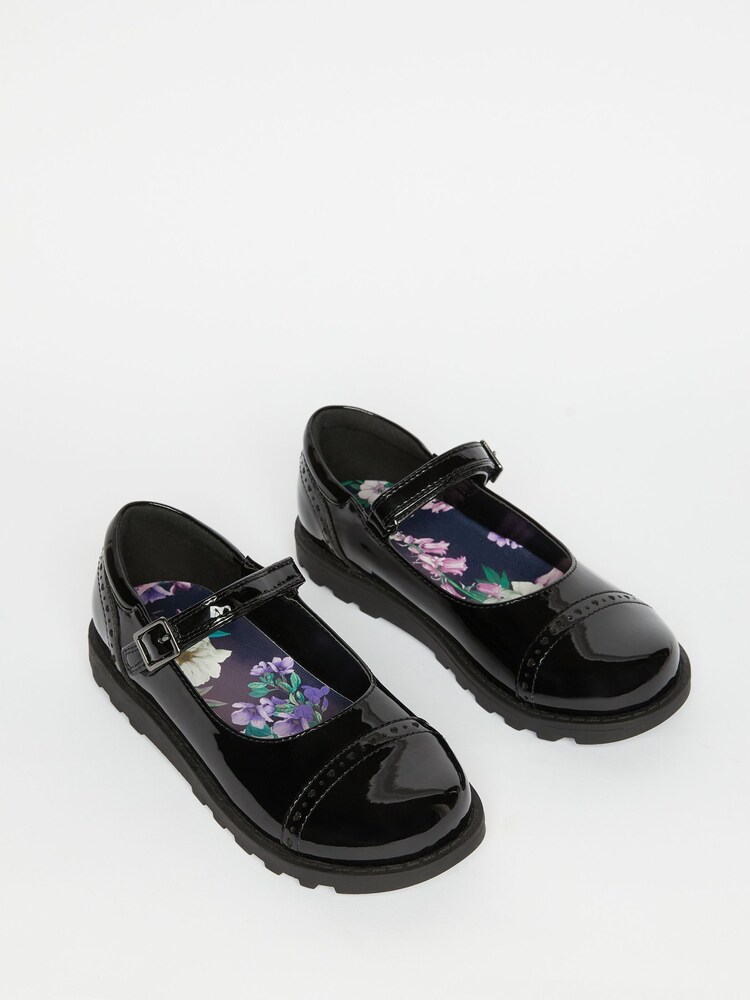 Lipsy Black Chunky Mary Jane School Shoe - Image 1 of 4 Lipsy Black Chunky Mary Jane School Shoe - Image 1 of 4