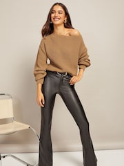 Friends Like These Camel Off The Shoulder Jumper - Image 3 of 4