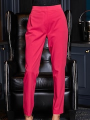 Sosandar Pink Tuxedo Trouser - Image 1 of 5