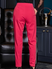 Sosandar Pink Tuxedo Trouser - Image 2 of 5