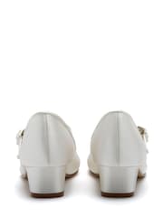 Rainbow Club Ivory Verity Satin Bridesmaid Shoes - Kids - Image 4 of 5
