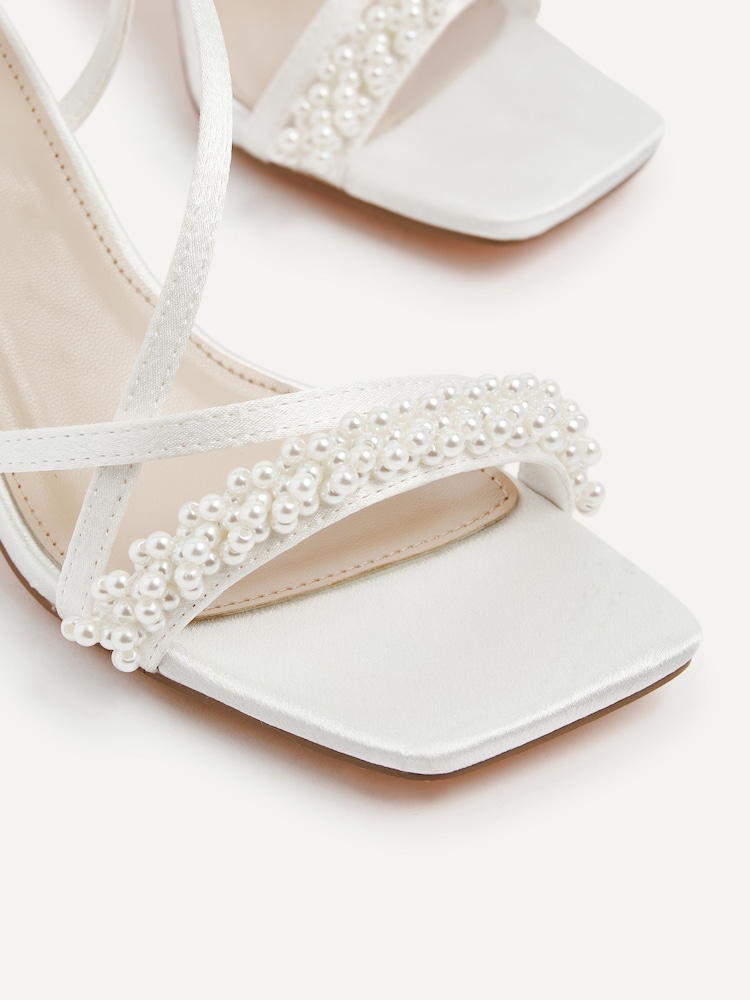 Rainbow Club Ivory Maisie Satin Bridesmaid  Shoes - Kids - Image 1 of 5