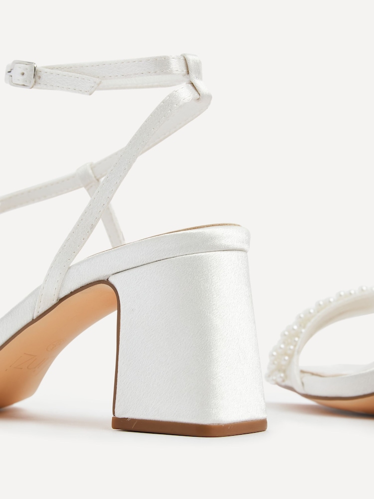 Rainbow Club Ivory Maisie Satin Bridesmaid  Shoes - Kids - Image 5 of 5