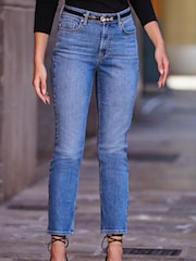 Sosandar Blue Slim Leg Jean - Image 3 of 6