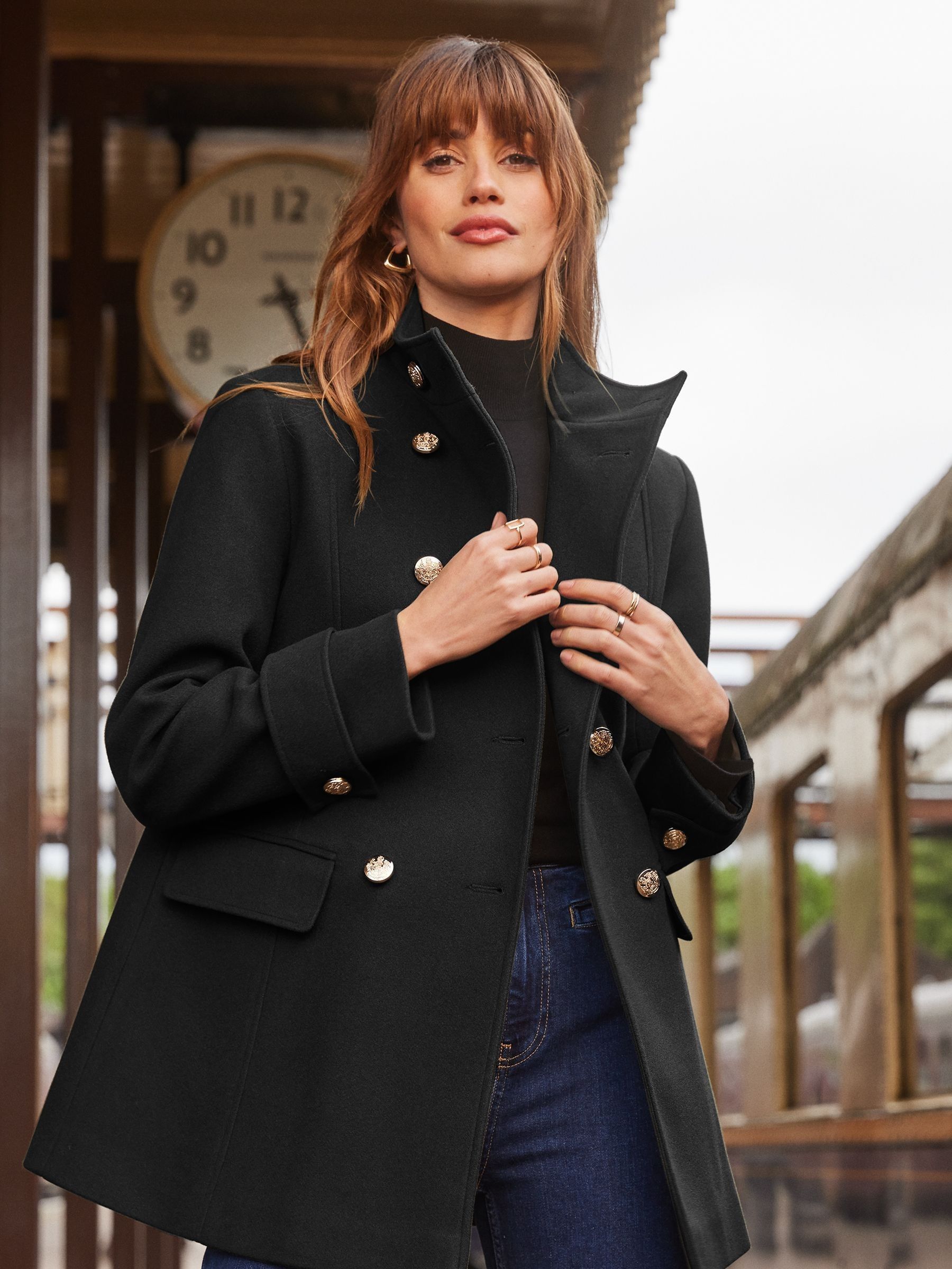 Military look coat hot sale