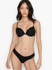 Victoria's Secret Black Lace T-Shirt Push Up Bra - Image 3 of 6
