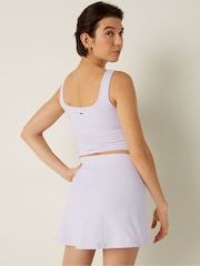 Victoria's Secret PINK Purple Whisper Cotton Contour Crop Top Tank Top - Image 2 of 5