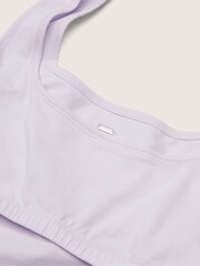 Victoria's Secret PINK Purple Whisper Cotton Contour Crop Top Tank Top - Image 5 of 5