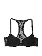 Victoria's Secret Black Lightly Lined Demi Racerback Bra - Image 3 of 3