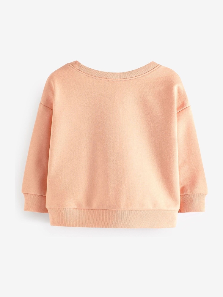 Gap Orange Logo Crew Neck Sweatshirt - Image 2 of 3