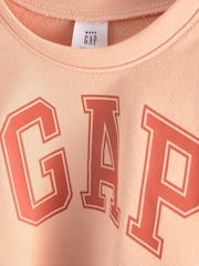 Gap Orange Logo Crew Neck Sweatshirt - Image 3 of 3