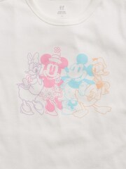 Gap White Disney Mickey Mouse Long Sleeve Pyjamas - Image 2 of 2