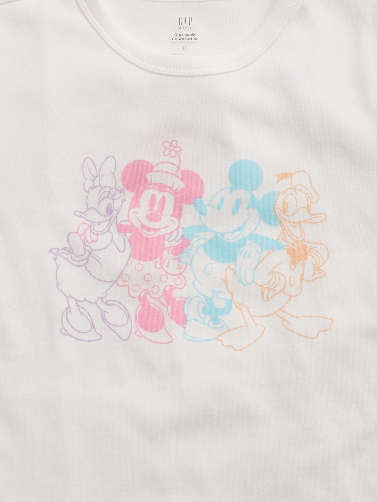 Gap White Disney Mickey Mouse Long Sleeve Pyjamas - Image 2 of 2 Gap White Disney Mickey Mouse Long Sleeve Pyjamas - Image 2 of 2