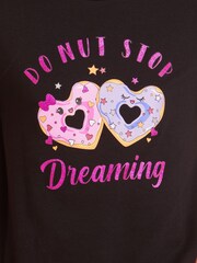 Pink, Donut - Lipsy Kurzer Pyjama aus Jersey - Bild 4 von 4
