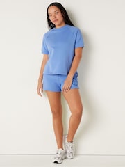 Victoria's Secret PINK Cornflower Blue Short Sleeve Oversized Crew Neck T-Shirt - Image 3 of 4