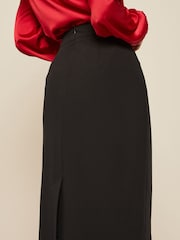 Friends Like These Black Black Tailored Pencil Skirt - Image 4 of 4