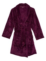 Victoria's Secret Kir Red Logo Cosy Short Dressing Gown - Image 2 of 2