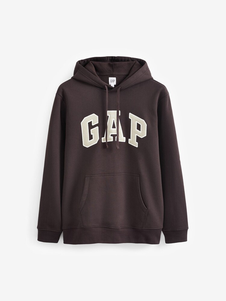 Gap Dark Brown Arch Logo Hoodie - Image 5 of 5 Gap Dark Brown Arch Logo Hoodie - Image 5 of 5