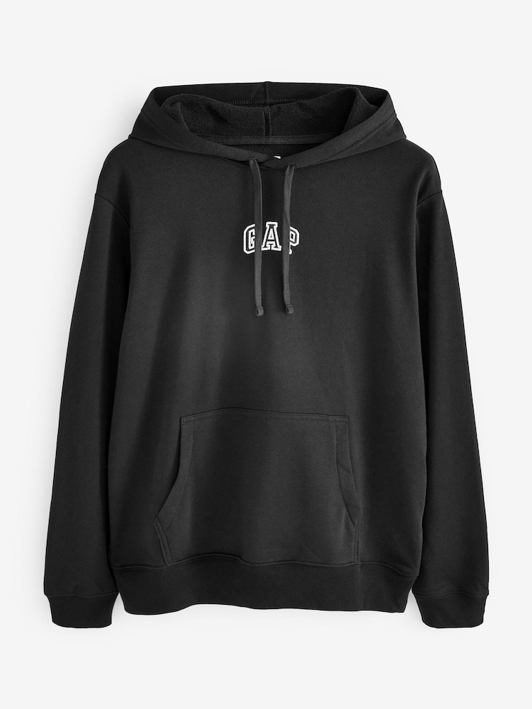 Gap Black Mini Logo Hoodie - Image 4 of 4 Gap Black Mini Logo Hoodie - Image 4 of 4