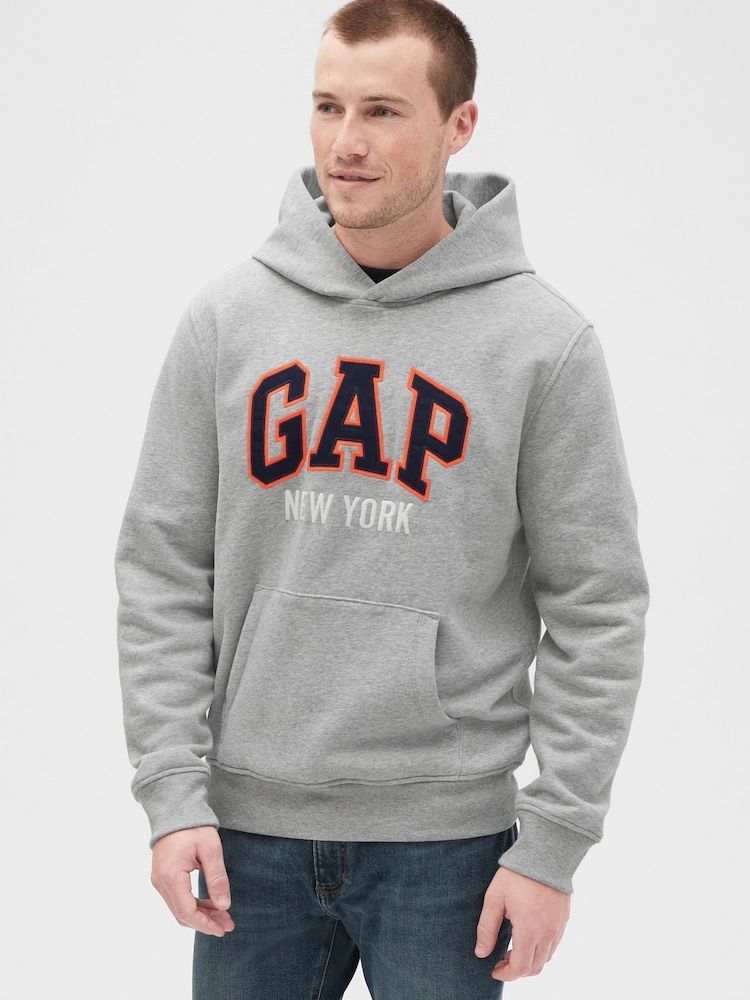 Gap Grey New York Logo Hoodie - Image 1 of 1