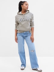 Gap Grey Logo Hoodie - Image 1 of 9