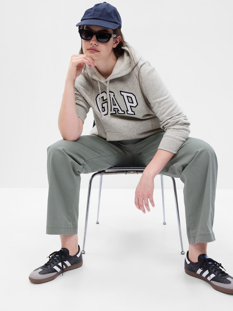 Gap Grey Logo Hoodie - Image 3 of 9