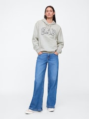 Gap Grey Logo Hoodie - Image 6 of 9