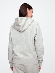 Gap Grey Logo Zip Up Hoodie - Image 3 of 5