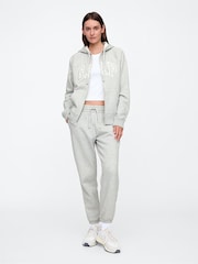 Gap Grey Logo Zip Up Hoodie - Image 4 of 5