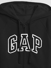 Gap Black Logo Zip Up Hoodie - Image 5 of 5