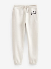 Gap Cream Vintage Arch Logo Fleece-Lined Joggers - Image 4 of 4
