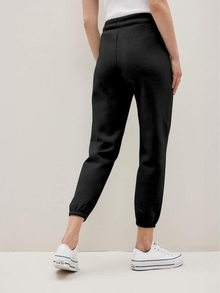 Gap Black Vintage Arch Logo Fleece-Lined Joggers - Image 2 of 4