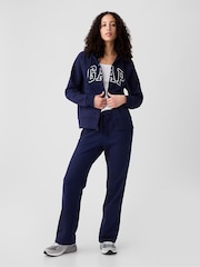 Gap Navy Blue Logo Zip Up Hoodie - Image 2 of 4