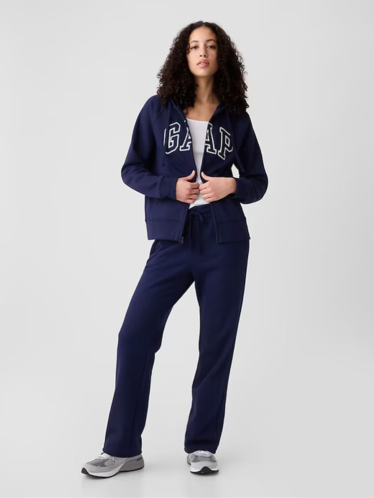 Gap Navy Blue Logo Zip Up Hoodie - Image 2 of 4 Gap Navy Blue Logo Zip Up Hoodie - Image 2 of 4