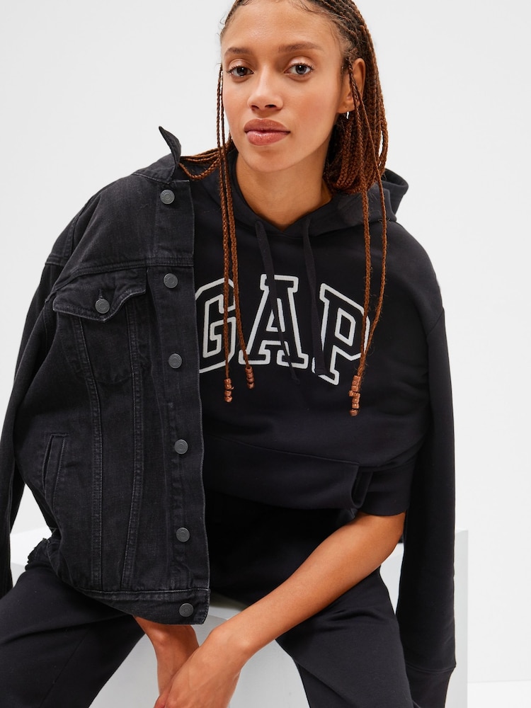Gap Black Logo Hoodie - Image 1 of 3