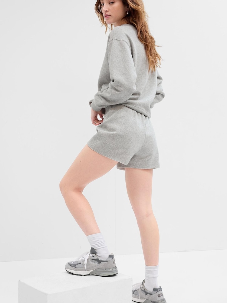 Gap Grey Logo Jogger Shorts - Image 2 of 2 Gap Grey Logo Jogger Shorts - Image 2 of 2