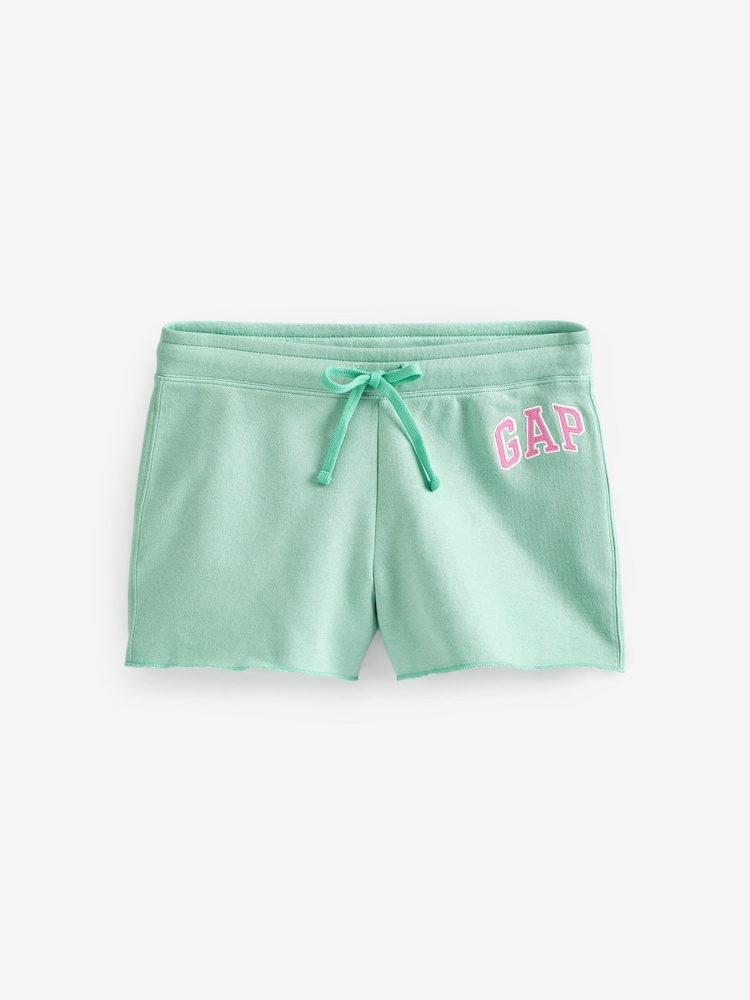 Gap Green and Pink Logo Jogger Shorts - Image 4 of 4 Gap Green and Pink Logo Jogger Shorts - Image 4 of 4
