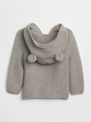 Gap Grey Knitted Brannan Bear Cardigan (Newborn-24mths) - Image 2 of 3