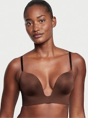 Victoria's Secret Ganache Brown Plunge Low Back Bra - Image 1 of 4