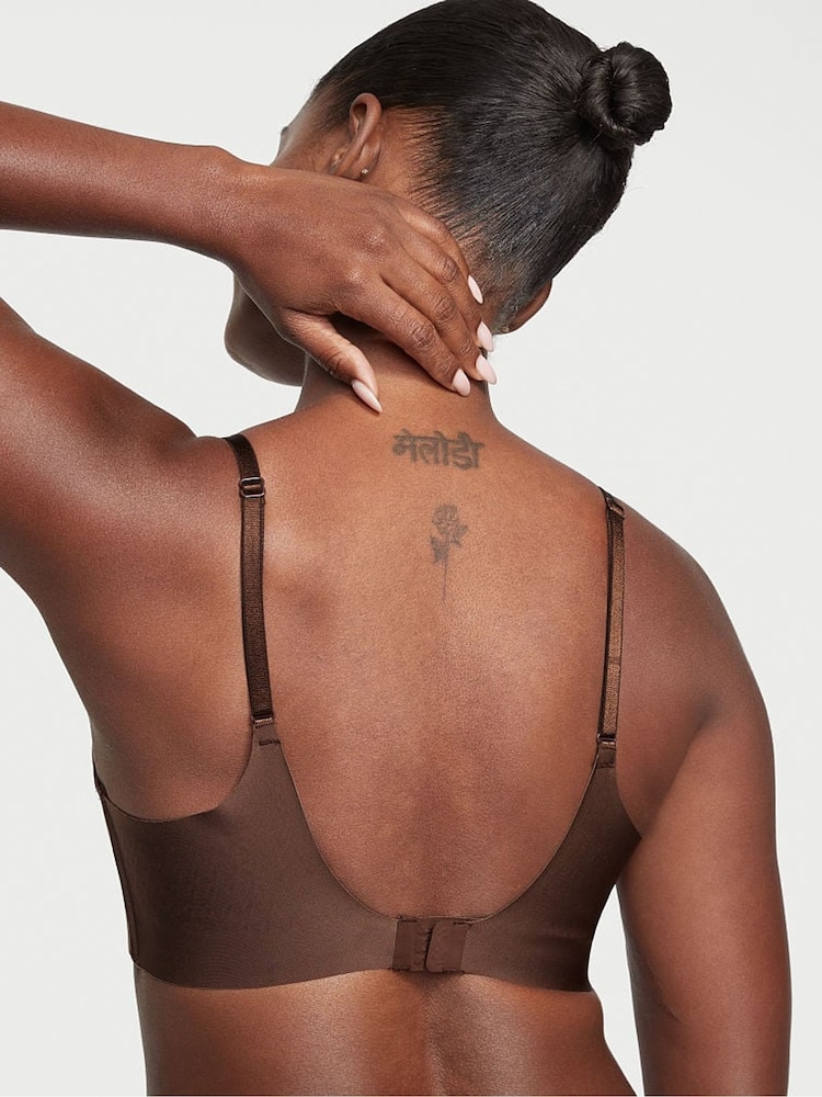 Victoria's Secret Ganache Brown Plunge Low Back Bra - Image 2 of 4