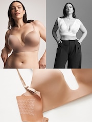 Victoria's Secret Ganache Brown Plunge Low Back Bra - Image 4 of 4