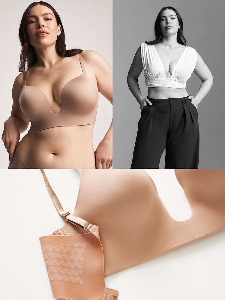 Victoria's Secret Ganache Brown Plunge Low Back Bra - Image 4 of 4