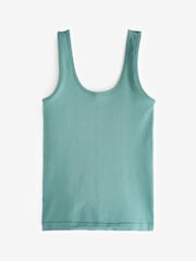 Athleta Green Scoop Neck Seamless Tank Top - Image 6 of 6