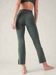 Athleta Green Transcend Mid Rise Straight Leggings - Image 2 of 4