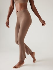 Athleta Neutral Transcend Mid Rise Straight Leggings - Image 1 of 4